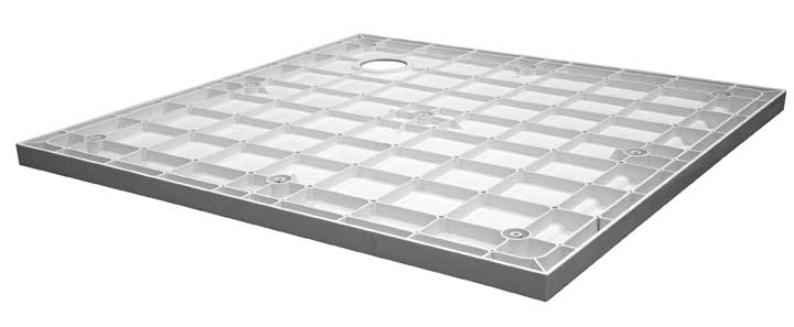 SMC поддон, квадратный         TRAY-M-A-100-35-W 1000x1000x35 CEZARES