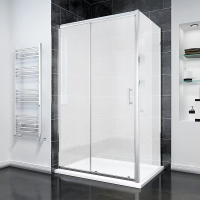 Душевой угол раздвижной прямоугольный RV055M-15080-07-C8 1500х800х1950 Цвет профиля Хром Стекло Матовое Veconi