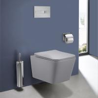 Унитаз подвесной безободковый VT1-12MG матовый серый 520х360х350 VINCEA