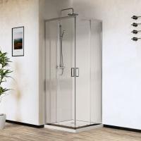 Душевой уголок квадратный/прямоугольный City VSS-5CT8010CL 1000x800x1950 цвет хром стекло прозрачное Vincea
