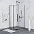 Душевой уголок RGW SV-42-1B (SV-12B + Z-060-2B) прямоугольный  120* 90*195 323242129-014 профиль Чёрный стекло Прозрачное 6 мм RGW