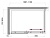 Душевой уголок прямоугольный UNO-AH-1-110/80-P-Cr 1100x800x1850 BelBagno