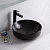 Раковина накладная керамическая, круглая, чёрная матовая  BB1315-H301 BELBAGNO